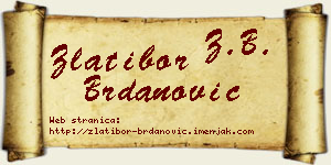 Zlatibor Brdanović vizit kartica